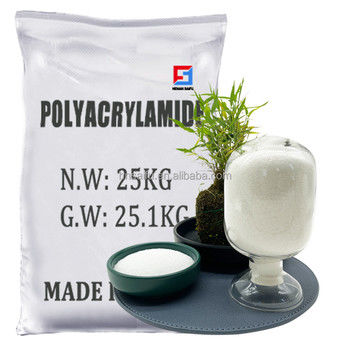 فلوکولانت پلیمری پودر شیمیایی تصفیه آب کاتیونی PAM ISO9001