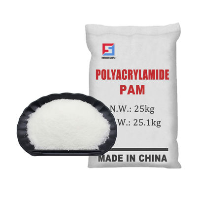 White Granules PAM شیمیایی تصفیه آب فلوکولانت پلی آکریل آمید آنیونی با پلیمر بالا